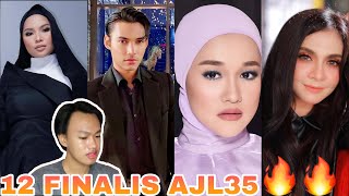 Indonesian React 12 Finalis AJL 35  Keren Semuanya [upl. by Los542]