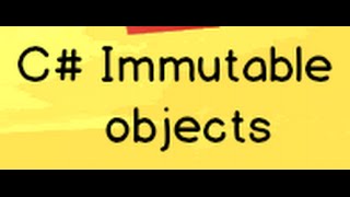 C Immutable object design pattern [upl. by Wiltsey87]