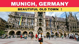 Munich Germany  Walking City Tour [upl. by Nylatsirhc350]