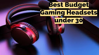 3 Best Gaming headsets under 30 dollars [upl. by Molahs641]