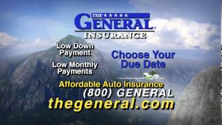 Low DownPayment and Monthly Payment Car Insurance  The General Car Insurance [upl. by Swainson]