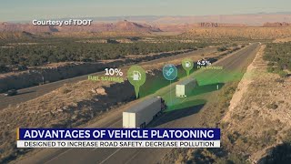 Advantages of vehicle platooning [upl. by Rozanne464]