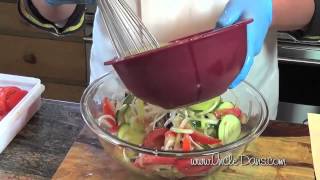 Mediterranean Garlic Salad Recipe  Uncle Dans Salad Dressings Dips and Seasonings [upl. by Nanda]