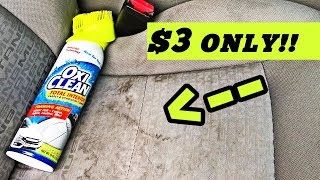 HOW to Clean STAINED Dirty Car Seats QUICK WAY [upl. by Clemens139]