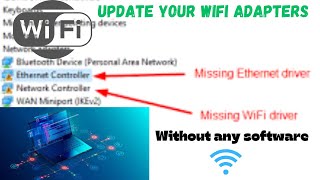 Automatically Update WiFi Driver Windows 10 In Laptop Simple and Quick Way [upl. by Nasar]