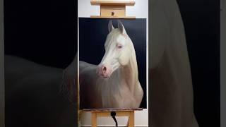 Most realistic horse oil painting drawings tutorial oilpainting realisticdrawing art [upl. by Adiel820]