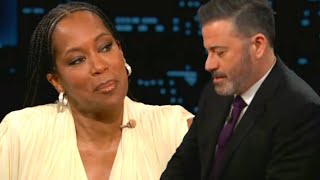 Jimmy Kimmel Gets Choked Up With Regina King About Her Sons Death [upl. by Marketa]