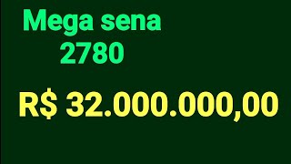 Mega sena 2780 estudos e observações intuitivas tendência com 3 dezenas na mesma coluna [upl. by Selden]