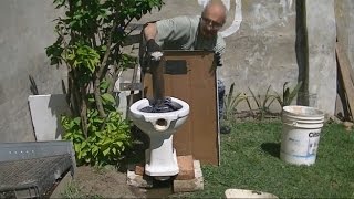 Como Destapar un Inodoro Facilmente How to unclog a toilet easily [upl. by Accber990]