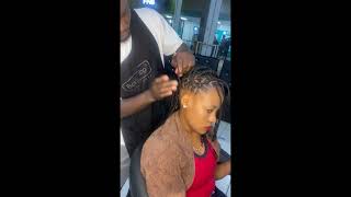 How to braid dreads before styling with hairpiece dread routines how to retwist and style dreads [upl. by Aerdnuahs104]