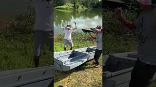 Outdoor fishing folding boat [upl. by Aramas]