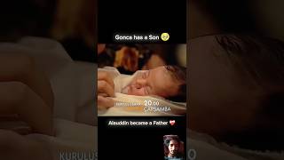 🥲Gonca has a son Aladdin become a father ❤️‍🩹bolum 166 shorts [upl. by Ilojna]