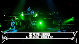 Metallica Disposable Heroes San Jose CA  November 28 2004 [upl. by Hoshi]