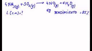 Rendimiento de una reacción química [upl. by Christi293]