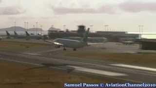 Transavia Bumpy Landing Runway 05 • B737800 [upl. by Eddina659]