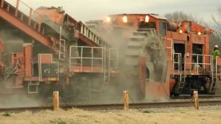 Railroad MOW Ballast Cleaner [upl. by Zulch378]