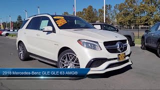 2018 MercedesBenz GLE GLE 63 AMG® Sport Utility Yuba City Oroville Roseville Sacramento Chico [upl. by Tima]