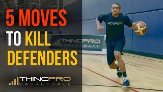 Top 5  DEADLY Basketball Moves to KILL Your Defender and Score More Points [upl. by Yllak579]