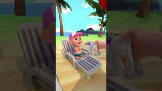 Swim Safety Song  Beach Song  Nursery Rhymes amp Kids Songs shorts nurseryrhymes [upl. by Mccollum]