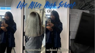 Life After High SchoolEp001  cosmetology school update spend the week with me Raw amp Uncut [upl. by Bazar]