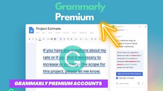 Grammarly Premium Account in 2022 Step By Step  Grammarly Review  How to Use Grammarly [upl. by Renwick774]