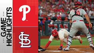 Phillies vs Cardinals Game Highlights 91623  MLB Highlights [upl. by Barren]