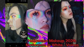 Halloween Makeup 2024 Motionless In White  Voices [upl. by Nylakcaj]