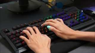 Max Keyboard Durandal G1NL Cherry MX Brown ORings Sound and Typing Speed Comparison [upl. by Spielman]