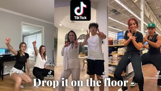 Drop it on the floor  Tiktok Dance Trend [upl. by Servetnick709]