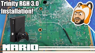 How to RGH3 a Xbox 360 Slim Trinity  Chipless RGH 30 Tutorial [upl. by Eimrej]