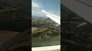 Lyon Airport France  Plane Landing Europe Travel [upl. by Hepza]