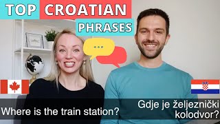 LEARN CROATIAN 50 Common Travel Phrases for Beginners [upl. by Richardo]