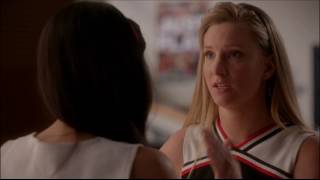 Glee  Brittany Tells Santana She Was Out Of Sync When Performing Toxic 5x12 [upl. by Airtap274]