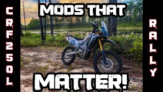 Honda CRF250L Rally Mods [upl. by Quirk872]