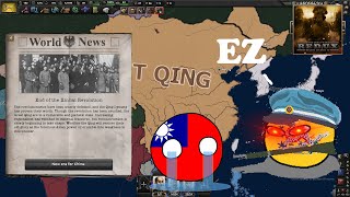 Surviving as Qing China in HOI4 The Great War Redux and CRUSHING the KMT [upl. by Moersch702]