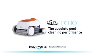 Maytronics Echo robotic pool cleaner top features [upl. by Drice]