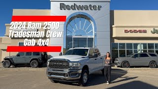 New 2024 Ram 2500 Tradesman Crew Cab 4x4  HEMI V8  Stock  RR26755  Redwater Dodge [upl. by Enelahs]