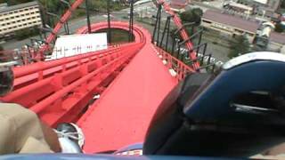 Eejanaika Roller Coaster POV  Fuji Q Highland Japan [upl. by Cully]