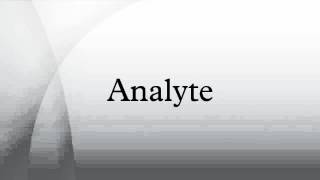 Analyte [upl. by Avi]