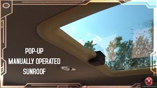 PopUp Manual SUNROOF  MOTORMIND  Webasto [upl. by Nialb442]