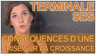 Les conséquences dune crise sur la croissance  SES  Terminale  Les Bons Profs [upl. by Grover]