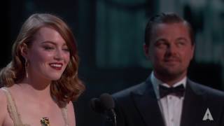 Emma Stone wins Best Actress  89th Oscars 2017 [upl. by Shana]