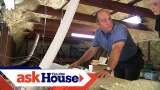 How to Install a WholeHouse Dehumidifier  Ask This Old House [upl. by Aholah]