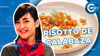 RECETA DE RISOTTO DE CALABAZA Y QUESO AZUL [upl. by Charlet]