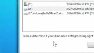 How to analyze your hard drive to see if it needs defragmenting in Windows 7 [upl. by Aliuqehs]