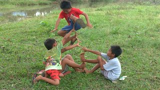 quotLuksong Tinikquot Traditional Filipino Game in the Philippines Larong Pinoy  Batang Pinoy [upl. by Nnylsaj730]