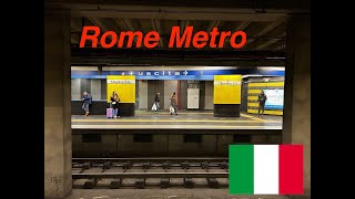 Rome Metro  Metropolitana di Roma [upl. by Aimat758]