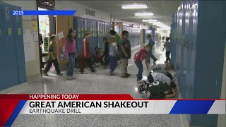 Oct 20 is the annual Great American Shakeout Earthquake Drill [upl. by Ynamrej]