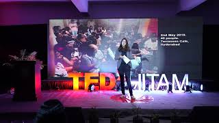 Main character energy Big dreams no apologies  Vidya Sivalenka  TEDxHITAM [upl. by Aryam]