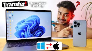 How to Transfer Data iPhone to Laptop amp PC 😍 No iTunes  Photos Videos from iPhone to Windows PC [upl. by Yeniar]